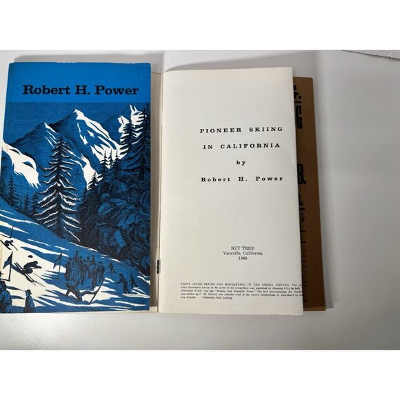 Pioneer Ski Area in CA Plumas Sierra Nevada Johnsville by Robert H. Power 1960 - Picture 4 of 9